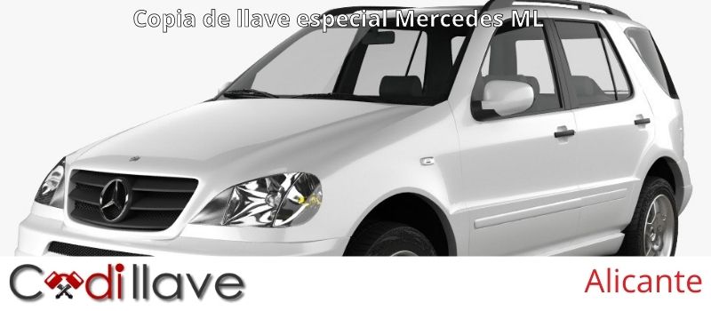 Copias de llaves de Mercedes ML en Alicante