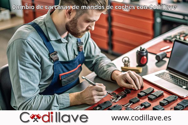 Cambio de carcasas de mandos de coches con Codillave