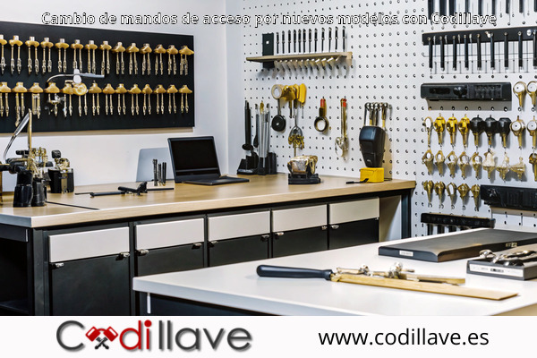 Cambio de mandos de acceso por nuevos modelos con Codillave