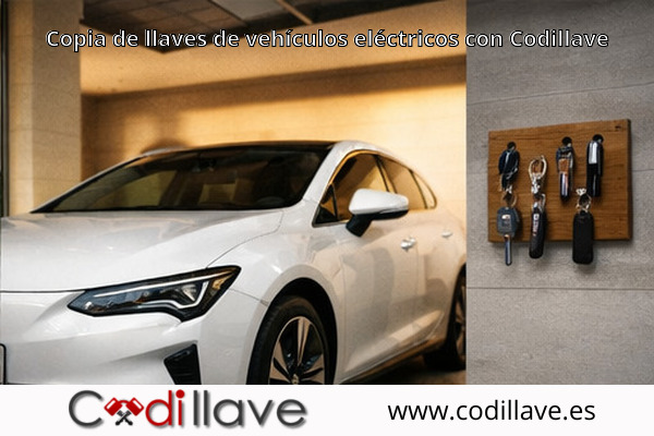 Copia de llaves de vehículos eléctricos con Codillave