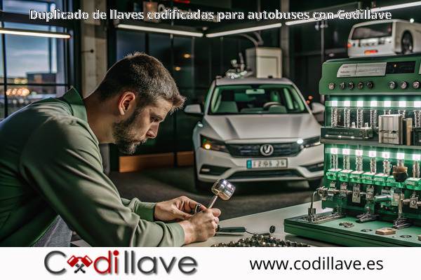 Duplicado de llaves codificadas para autobuses con Codillave