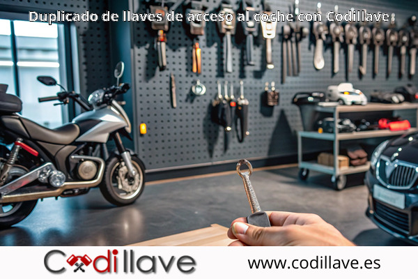 Duplicado de llaves de acceso al coche con Codillave