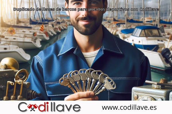 Duplicado de llaves de barcos para puertos deportivos con Codillave