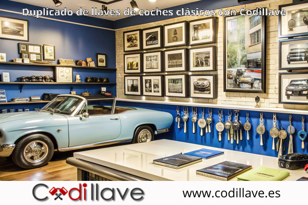 Duplicado de llaves de coches clásicos con Codillave Duplicado de llaves de coches clásicos con Codillave