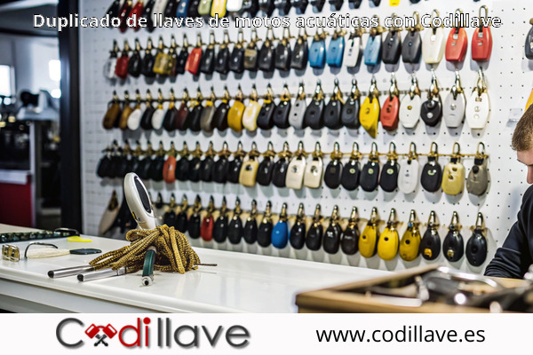 Duplicado de llaves de motos acuáticas con Codillave
