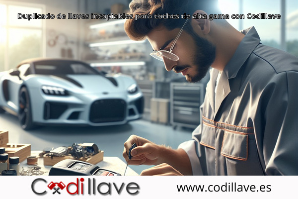 Duplicado de llaves incopiables para coches de alta gama con Codillave