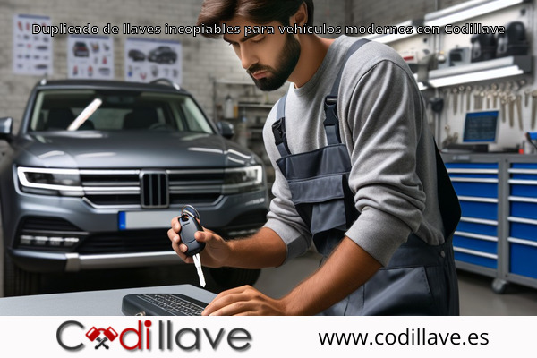 Duplicado de llaves incopiables para vehículos modernos con Codillave