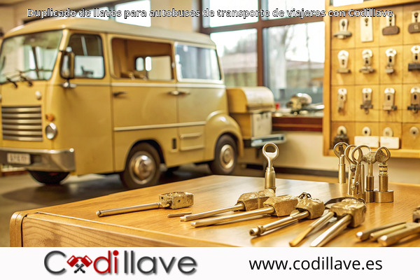 Duplicado de llaves para autobuses de transporte de viajeros con Codillave Duplicado de llaves para autobuses de transporte de viajeros con Codillave