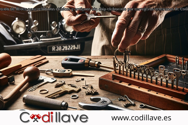 Duplicado de llaves para vehículos clásicos y antiguos sin chip elaborado por cerrajeros veteranos de Codillave