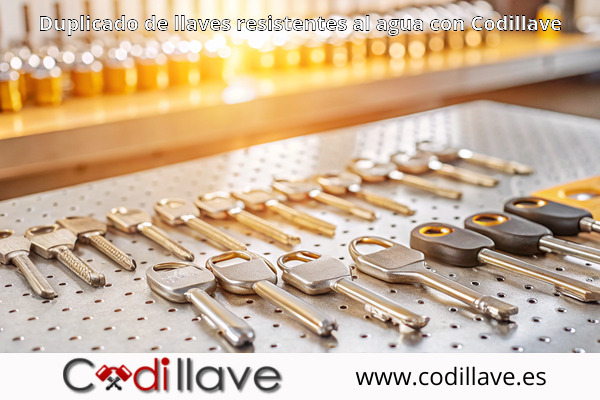 Duplicado de llaves resistentes al agua con Codillave Duplicado de llaves resistentes al agua con Codillave