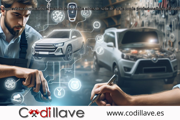 Evita imprevistos duplicando el mando de tu coche antes de salir de viaje con la profesionalidad de Codillave