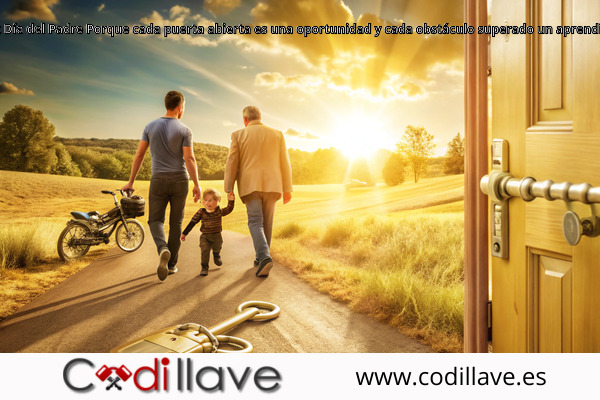 Feliz Día del Padre Porque cada puerta abierta es una oportunidad y cada obstáculo superado un aprendizaje