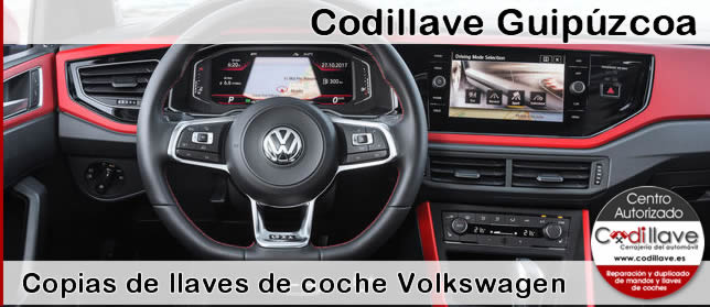 COPIAS de llaves de coche Volkswagen Guipúzcoa copia de llaves volkswagen en guipuzcoa codillave