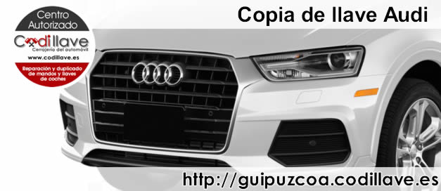copia llave Audi Guipúzcoa