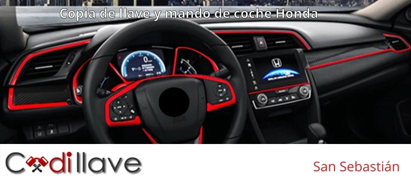 Copias de llaves de Honda en Guipuzcoa