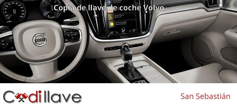 Copias de llaves de Volvo en Guipuzcoa