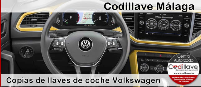 COPIAS de llaves de coche Volkswagen Málaga copia de llaves volkswagen en malaga codillave