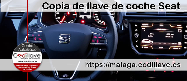 Copias de llaves de Seat en Málaga