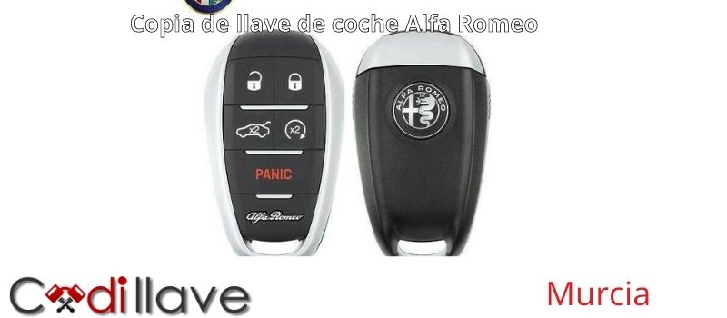 Copias de llaves de Alfa Romeo en Murcia