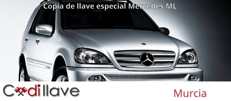 Copias de llaves de Mercedes ML en Murcia