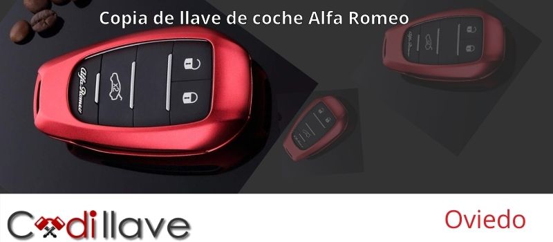 Copias de llaves de Alfa Romeo en Oviedo