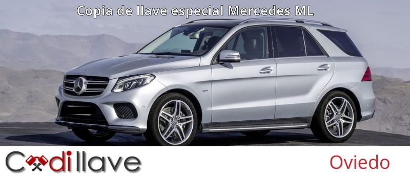 Copias de llaves de Mercedes ML en Oviedo