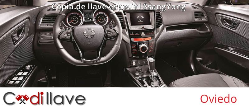 Copias de llaves de SsangYong en Oviedo