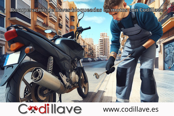 Recuperación de llaves bloqueadas en motos con Codillave