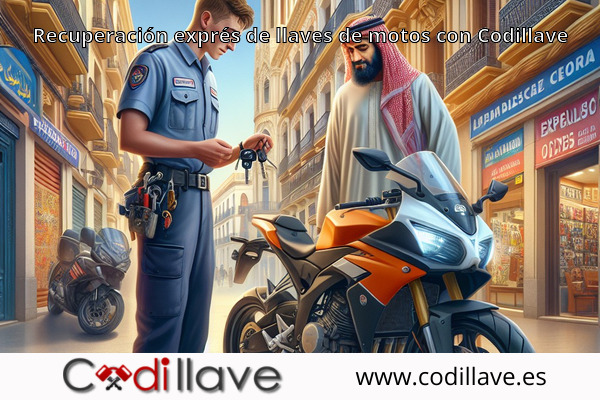 Recuperación exprés de llaves de motos con Codillave