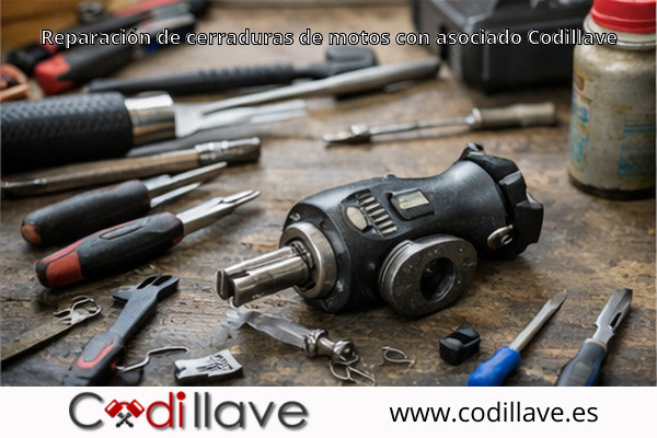 Reparación de cerraduras de motos con asociado Codillave Reparación de cerraduras de motos con asociado Codillave