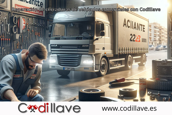 Reparación de cerraduras de vehículos comerciales con Codillave