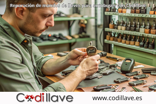 Reparación de mandos de llaves para autobuses con Codillave