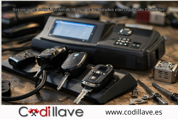 Servicio de codificación de llaves de vehículos con asociado Codillave Servicio de codificación de llaves de vehículos con asociado Codillave