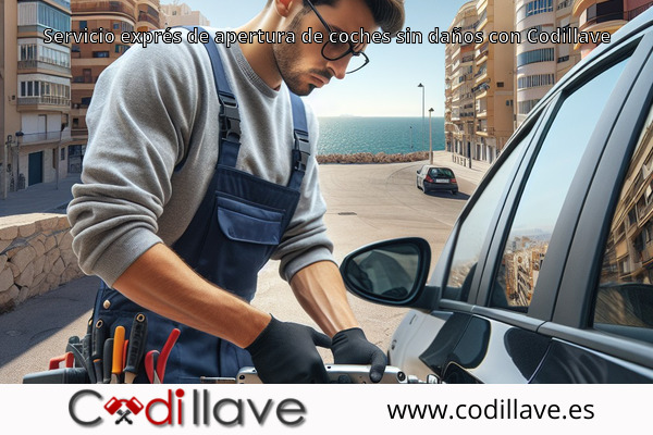 Servicio exprés de apertura de coches sin daños con Codillave
