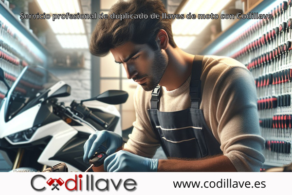 Servicio profesional de duplicado de llaves de moto con Codillave Servicio profesional de duplicado de llaves de moto con Codillave