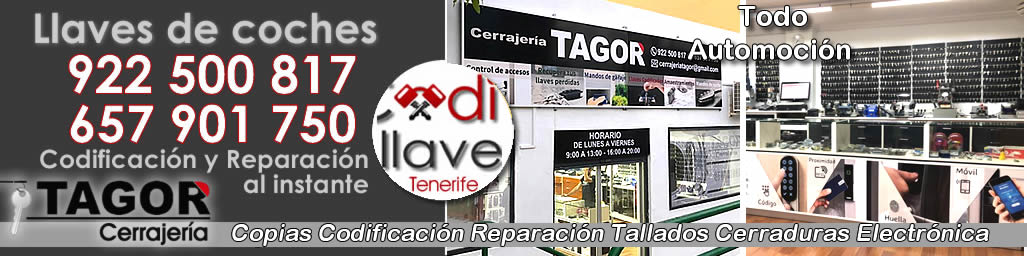 codillave cerrajeros tenerife llaves coche
