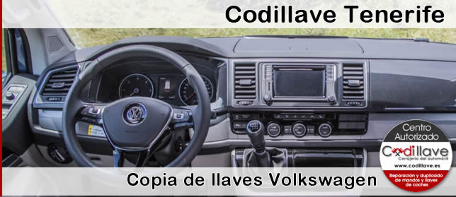 COPIAS de llaves de coche Volkswagen Tenerife