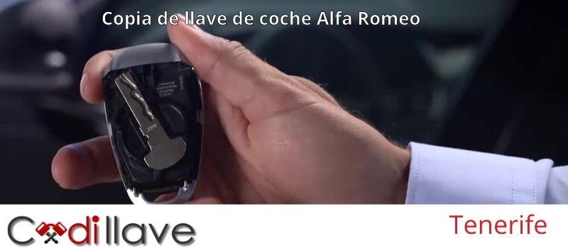Copias de llaves de Alfa Romeo en Tenerife