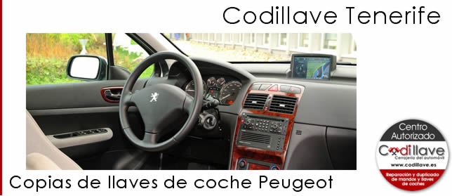 copia llaves coche peugeot codillave tenerife