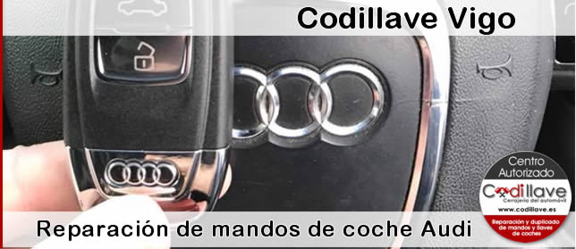 Reparación mandos y llaves coche Audi Vigo Codillave
